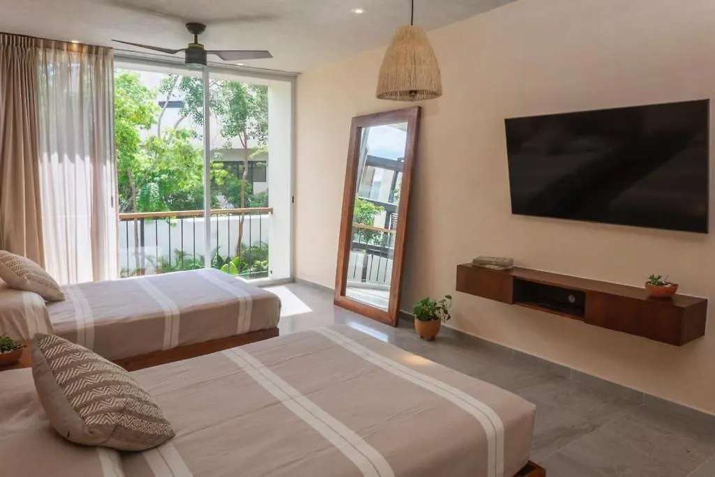 Aparthotel Aruna, Nuevo Centrico Estudio Para 4 Personas En Tulum