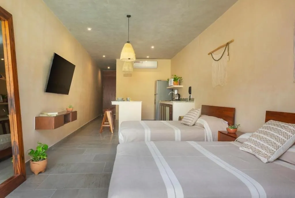 Aparthotel Aruna, Nuevo Centrico Estudio Para 4 Personas En Tulum